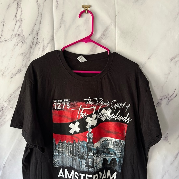 THE NETHERLANDS AMSTERDAM SHORT SLEEVE T-SHIRT XXL - Picture 4 of 7